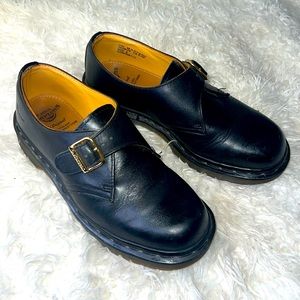 Dr. Martens Black Platform Shoes